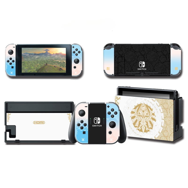 Zelda Tears of The Kingdom Limited Console Skin Sticker for Nintendo Switch OLED, NS Switch Accessories