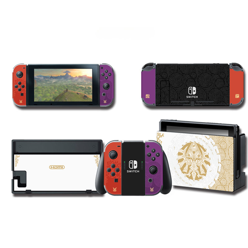 Zelda Tears of The Kingdom Limited Console Skin Sticker for Nintendo Switch OLED, NS Switch Accessories