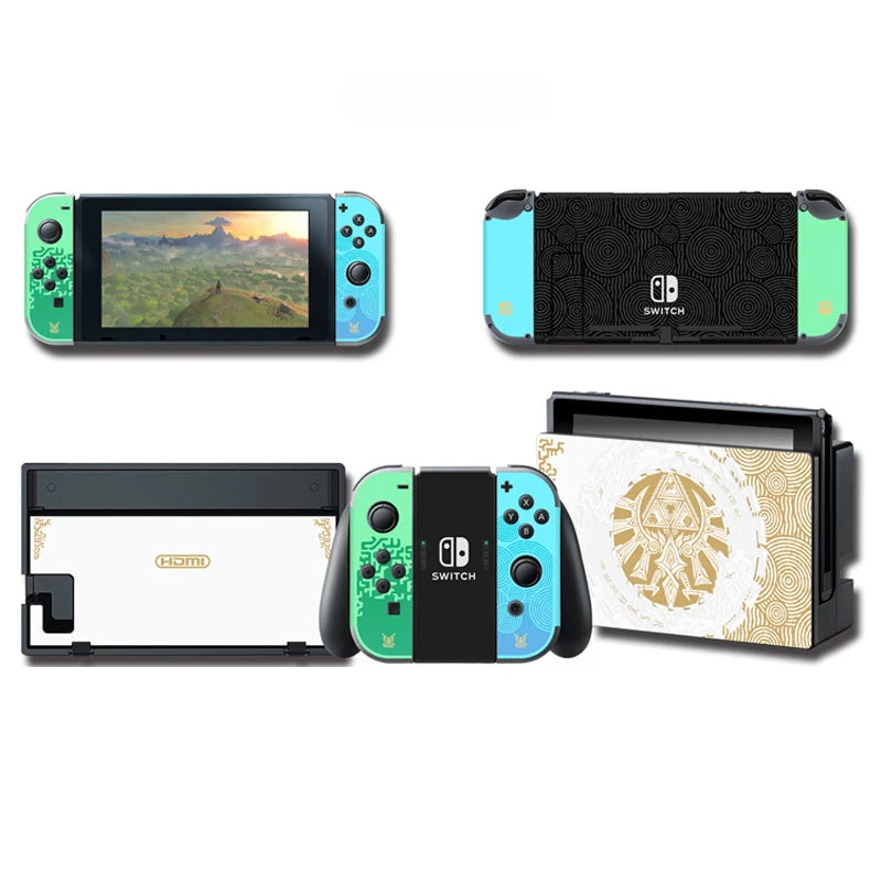 Zelda Tears of The Kingdom Limited Console Skin Sticker for Nintendo Switch OLED, NS Switch Accessories