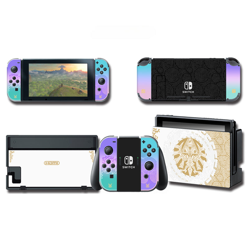 Zelda Tears of The Kingdom Limited Console Skin Sticker for Nintendo Switch OLED, NS Switch Accessories