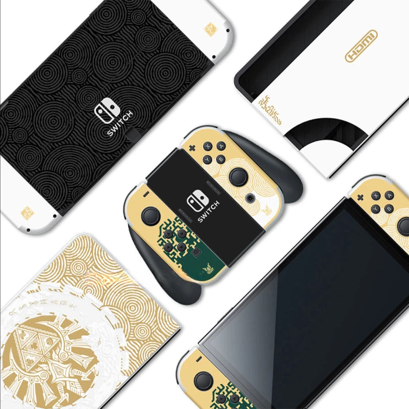 Zelda Tears of The Kingdom Limited Console Skin Sticker for Nintendo Switch OLED, NS Switch Accessories
