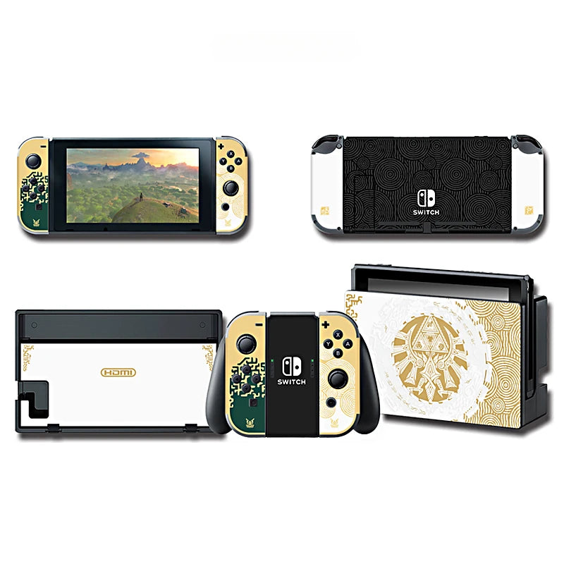 Zelda Tears of The Kingdom Limited Console Skin Sticker for Nintendo Switch OLED, NS Switch Accessories