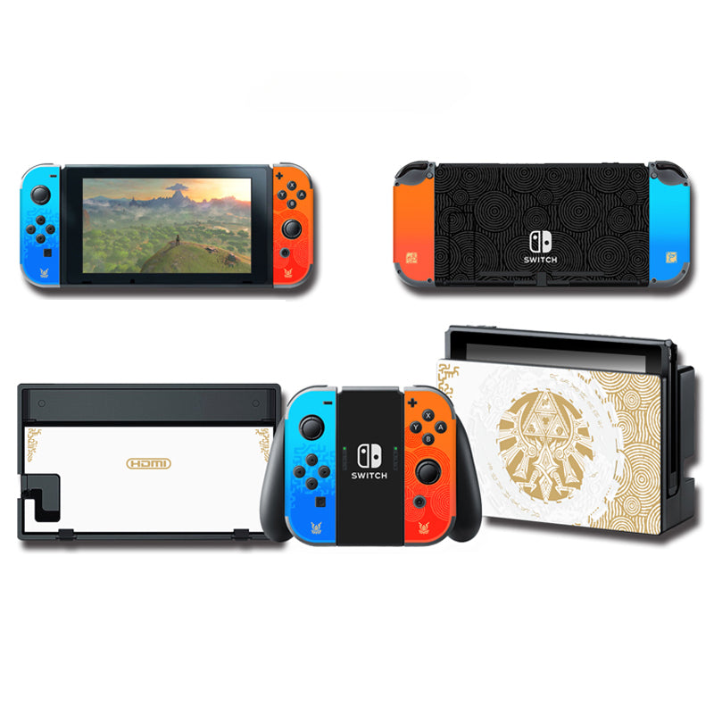 Zelda Tears of The Kingdom Limited Console Skin Sticker for Nintendo Switch OLED, NS Switch Accessories